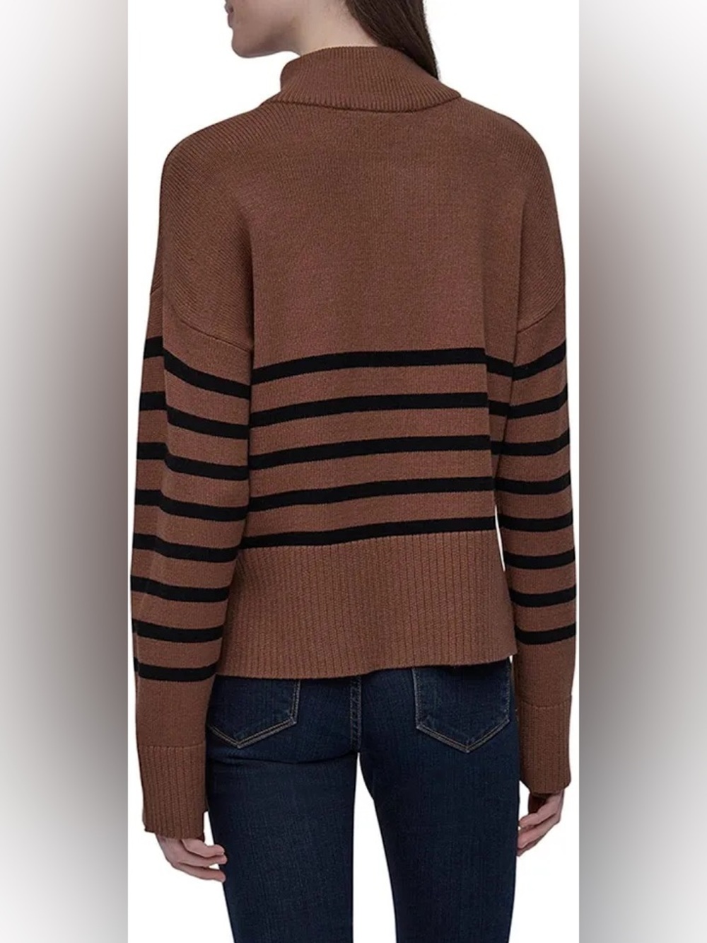 Dkny Womens Sweaters Dkny Quarter-Zip Sweater NWT SIZE M - Picture 3 of 3